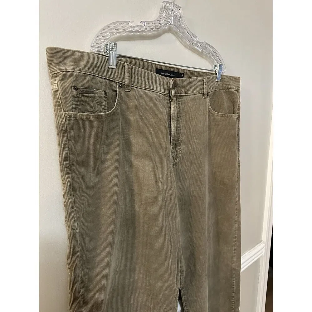 Calvin Klein Jeans Corduroy Mens Pants Jeans 42x27 - Picture 2 of 10